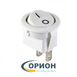Переключатель, выключатель KCD5-101-6-C3-W/2P ON-OFF 250V 3A 2 pin (белый/белый)
