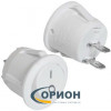 Переключатель, выключатель KCD1-101-1-C3-W/2P ON-OFF 250V 6A 2 pin (белый/белый/круглый)
