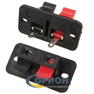 Колодка акустическая двойная пластик на корпус 10-0030 / 19*38 mm