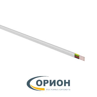 Провод телефонный ШТЛП-4 CU Белый; плоский 4 жилы медный