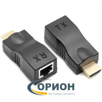 Переходник HDMI гнездо -  RJ-45 гнездо