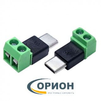 USBA 3.1 С Штекер на кабель с клеммной колодкой 2pin