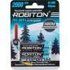 Аккумулятор R6/AA 1.2V 2000mАh NiMh ROBITON SIBERIA [2 штуки] низкотемпературные до -40