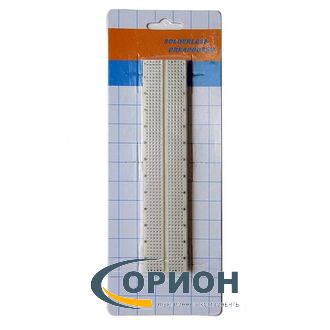 Макетная плата без пайки DS1136-02 (165х35х10мм) 630 контактов