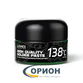 Паяльная паста LW-SP1 LUOWEI 138C (жидкое олово) бессвинцовая для BGA 50гр банка