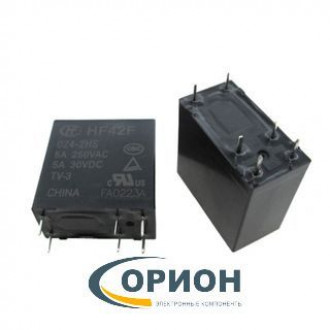 Реле HF42F/024-2HS 24VDC 5A 2C HONGFA = F4AK024T