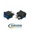 Переключатель, выключатель RWB-207 = SWR-45 ON-OFF 250V 6A 4 pin (синий/прямоугольный)