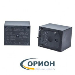 Реле SRD-S-105DM (T73)  5VDC 12A 1C SANYOU