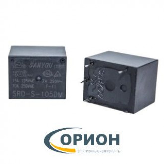 Реле SRD-S-105DM (T73)  5VDC 12A 1C SANYOU