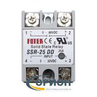 Реле Реле твердотельное SSR-25DD 3-32VDC 1C FOTEK