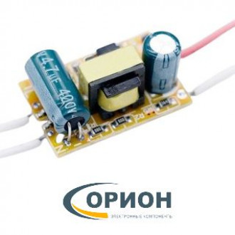 Драйвер светодиодный 110/220VAC  30-120VDC/0.2A 6-24W без корпуса