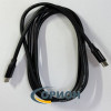 Шнур USB Type-C штекер - USB Type-C штекер 1.5м OD0.4мм PREMIER металл