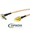 Высокочастотная кабельная сборка SMA гнездо - CRC-9 штекер (угловой) кабель RG-316 10 см (HUAWEI)