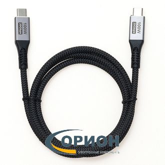 Шнур USB Type-C штекер - USB Type-C штекер 1.0м PREMIER 100W/4K 60HZ/20Gbps