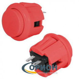 Кнопка RC-1005-24-R NO+NC 12V 12A красная 24мм