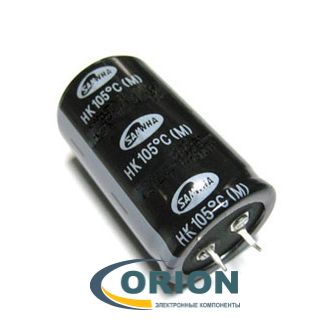 Конденсатор    470uf 200V SAMWHA (+105C) HK 23x31 жесткие выводы