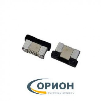 FFC/FPC ZIF-05 Гнездо 5 контакта угловое 0.5мм, крышка выдвигается, нижний контакт, SMD/SMT