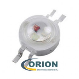 Светодиод без платы Emitter 9W RGB 4 pin (R: 60-80Lm, G: 100-130Lm, B: 30-50Lm)