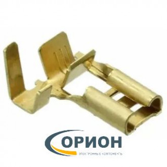 Клемма плоская гнездо 7.7мм угловая 1-2.5мм2 (РП-м 2.5-(6.3))
