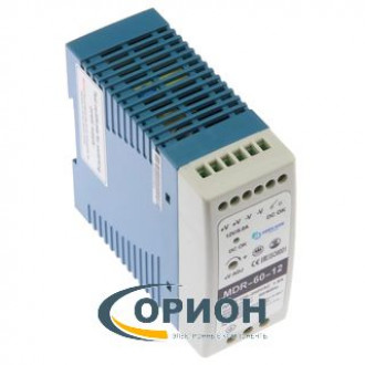 AC/DC преобразователь Блок питания импульсный стабилизированный 12V/5А на DIN-рейку MDR-60-12 KEEN SIDE