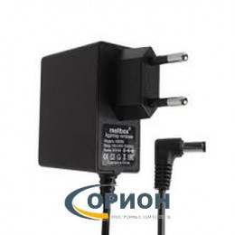 Блок питания  9V/0.6А (5.5x2.5) MELTBOX MB066 (-) + угловой ЧЕРНЫЙ кабель 1.3м