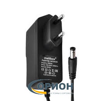 Блок питания  9V/2А (5.5x2.5) MELTBOX MB092 (-) + прямой кабель 1.3м