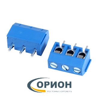 Клеммник винтовой 3 контакта KLS2-301-5.00-03P-2S 5mm