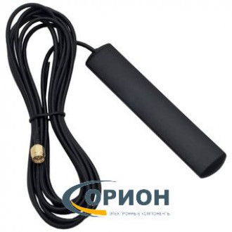 Антенна внешняя GSM 3dBi 2G/3G/4G для роутера, модема, Pos-терминалов с разъемом SMA Male 3 метра