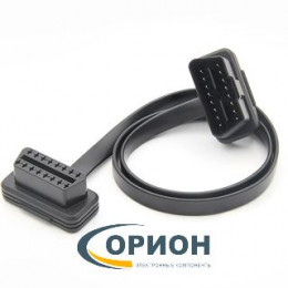 Переходник (удлинитель) OBD2 16 pin 60см для автосканера, адаптера диагностики