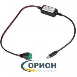 Автомобильный адаптер Скрытая проводка для видеорегистраторов, установочный кабель питания USB Type-C 40 сантиметров