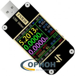 USB тестер тока и напряжения FNIRSI FNB-38