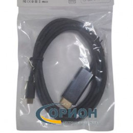 Шнур USB Type-C штекер - HDMI штекер  1.8м Ultra HD 4K черный