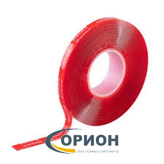 Скотч двухсторонний   6ммх5м VHB акриловая основа прозрачный Rexant
