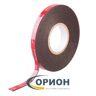 Скотч двухсторонний  12ммх5м VHB акриловая основа черный Rexant