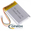Аккумулятор LP803450 3.7V 1500mAh схема защиты гибкие выводы