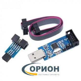 USBasp USB программатор для AVR-контроллеров с адаптером 10-6 pin (AC-PG-USBASP-UG)