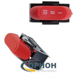Переключатель, выключатель XW-603D OFF-ON-ON 250V 6A 3 pin (красный)
