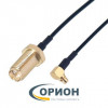 Высокочастотная кабельная сборка RP-SMA штекер - MMCX штекер (угловой) кабель RF1.37 5 см