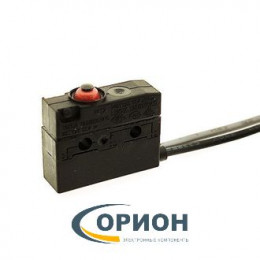 Микропереключатель WP1-2S0-11-111 ON-(ON) 250V 5A с проводами IP67 BAOKEZHEN
