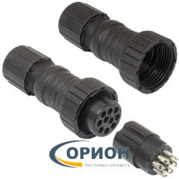 Гнездо GX16-P-10A 10P пластик на кабель