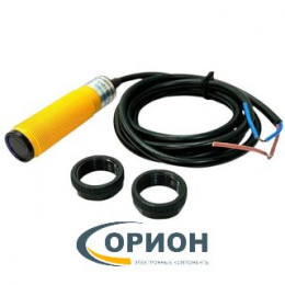 Датчик E3F-DS10Y1 AC NO Lср=100мм 3-100мА 90-250VAС 2 провода