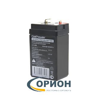 Аккумулятор  4V 3.0Ah LA-430/101 GO POWER
