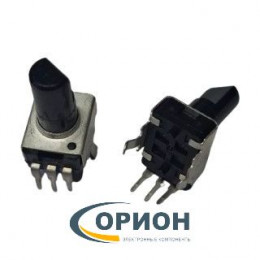 Резистор переменный      5ком  RV09 0,05Вт [LIN] вертикальный L-12.5 короткий вал (Mark: B502)