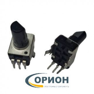 Резистор переменный      5ком  RV09 0,05Вт [LIN] вертикальный L-12.5 короткий вал (Mark: B502)