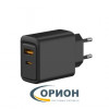 Сетевой адаптер 5V 3000mA c USB QC3.0 + Type-C 30W REXANT черный