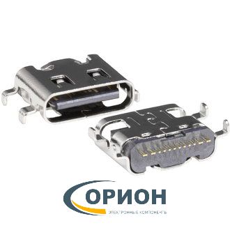 USBA 3.1 С Розетка на плату USB3.1 TYPE-C 16PF-076