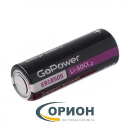 Батарейка ER18505-PC1 3.6V 3600mAh Li GoPower