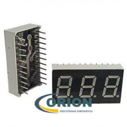 Индикатор цифровой 0.4" (10.2мм) трехразрядный JW-4031AB-R (Red) ОА