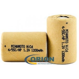 Аккумулятор 4/5SC ME-1200SC/HP 1.2V 1200mAh NiCd 23x34мм MINAMOTO