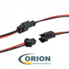Комплект разъемов M+F 2 pin SM2.54-2P с кабелем 150мм SMP 22 AWG